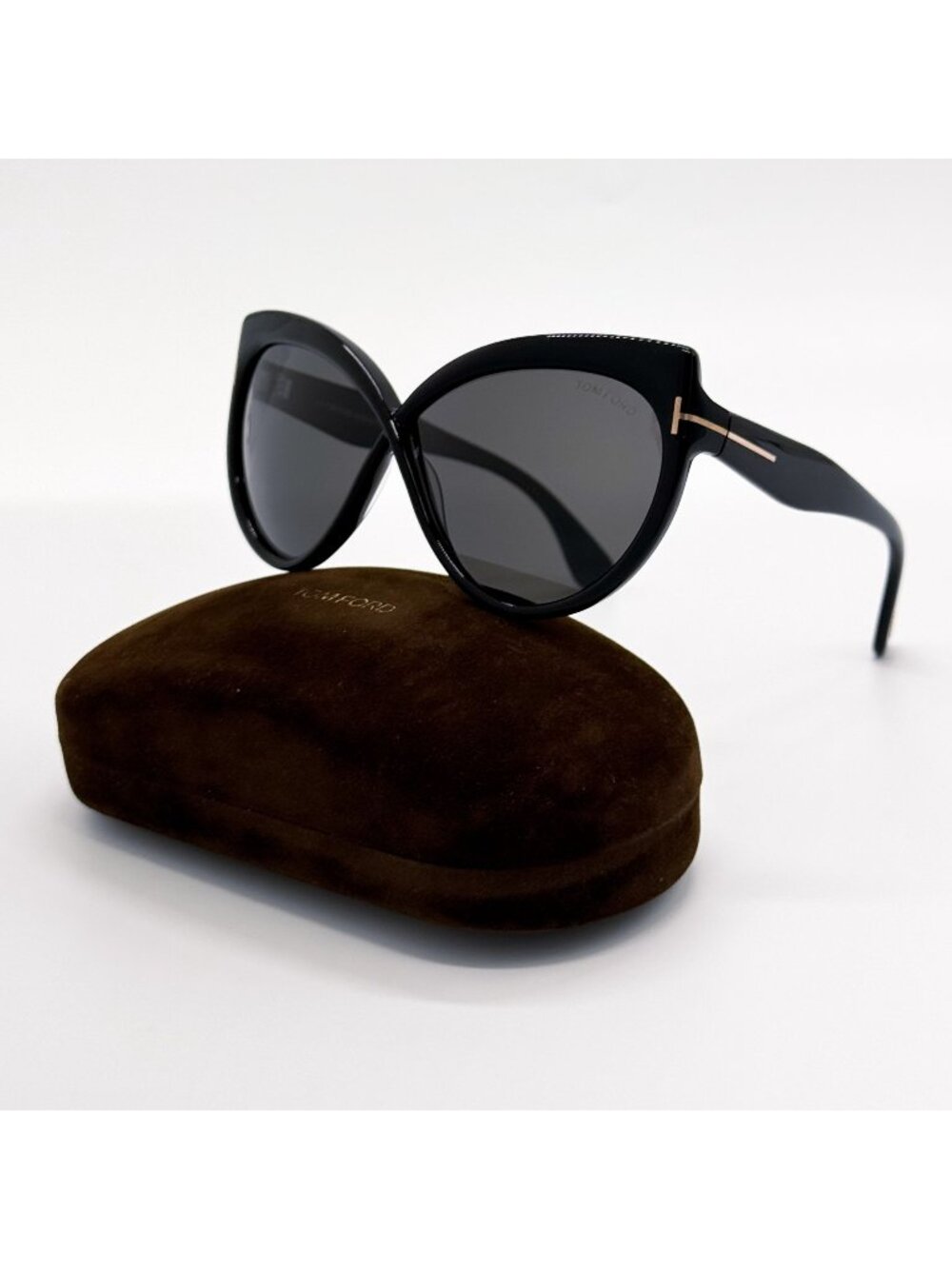 NEW TOM FORD BEATRICE SUNGLASSES TF1196 01A OVERSIZED BLACK WOMEN EYEWEAR FT1196